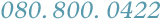 080-800-0422